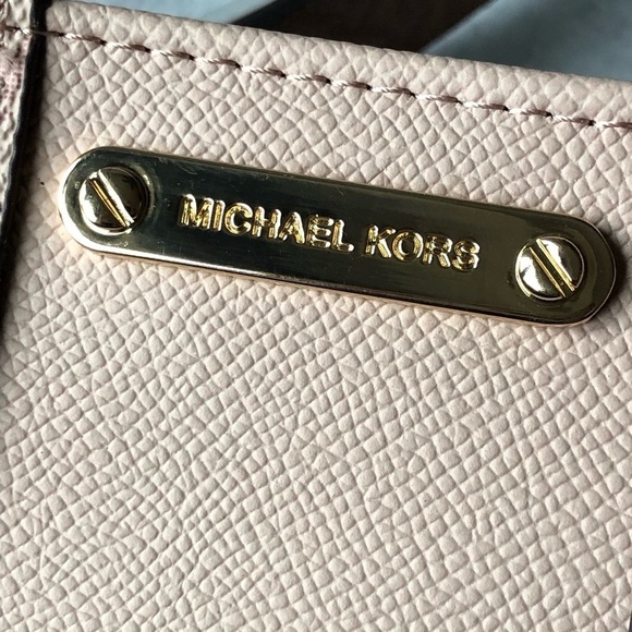 Michael Michael Kors Logo Monogram Belted Waist Bag NWT Rose Pink L/XL - Picture 9 of 10